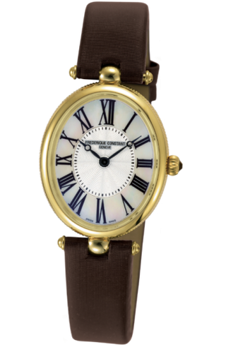 Frederique Constant - FC-200MPW2V5  Art Deco Oval Yellow Gold / Silver