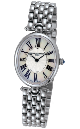 Frederique Constant - FC-200MPW2V6B  Art Deco Oval Stainless Steel / Silver / Bracelet