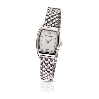 Frederique Constant - FC-200MPWD1T26B  Art Deco Tonneau Stainless Steel / MOP / Bracelet