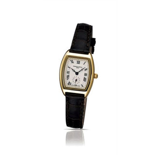 Frederique Constant - FC235M1T25  Art Deco Tonneau Small Second Yellow Gold / Silver