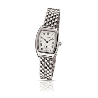 Frederique Constant - FC-235M1T26B  Art Deco Tonneau Small Second Stainless Steel / Silver / Bracelet