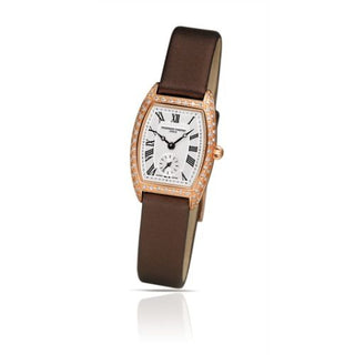 Frederique Constant - FC235M1TPV24  Art Deco Tonneau Small Second Yellow Gold - Diamond / Silver