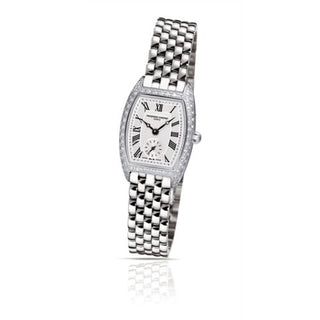 Frederique Constant - FC-235M1TPV26B  Art Deco Tonneau Small Second Stainless Steel - Diamond / Silver / Bracelet