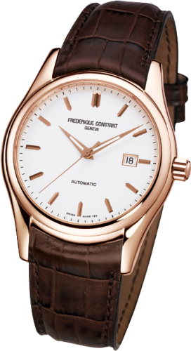 Frederique Constant - FC-303V6B4  Clear Vision Automatic Rose Gold / White