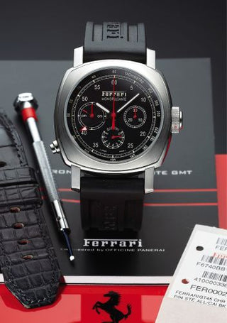 Panerai - FER00020  Ferrari Granturismo 8 Days Chrono Monopulsante GMT