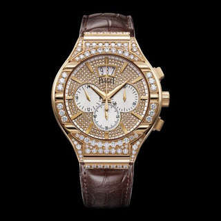 Piaget - G0A33039  Polo 43 Chronograph Pink Gold Full Diamond