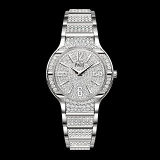 Piaget - G0A36234  Polo 32 Quartz White Gold Full Diamond