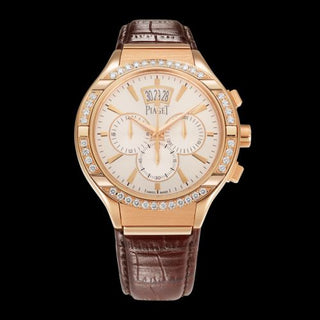 Piaget - G0A38038  Polo 43 Chronograph Pink Gold Diamond