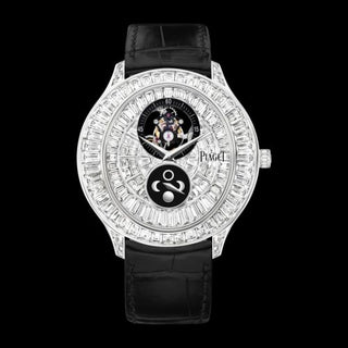 Piaget - G0A38117  Gouverneur Tourbillon Moonphase White Gold Full Diamond