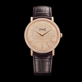 Piaget - G0A38141  Altiplano 38 Pink Gold Full Diamond