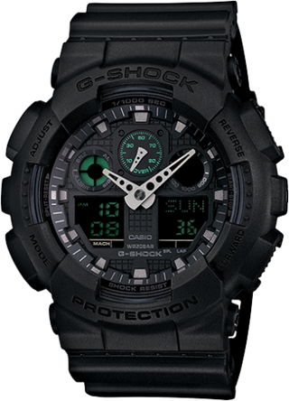 Casio - GA-100MB-1A  GA100-MB-1A Black Green