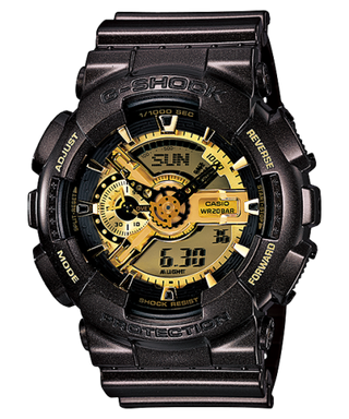 Casio - GA-110BR-5A  GA-110BR-5A Black Gold