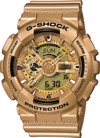 Casio - GA-110GD-9A  GA-110GD-9A Yellow Gold