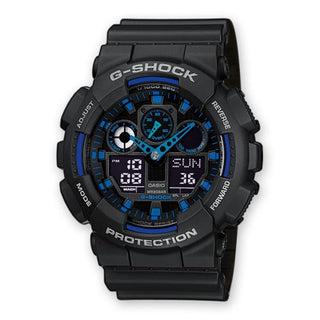 Casio - GA-100-1A2  GA-100-1A2 Black Blue