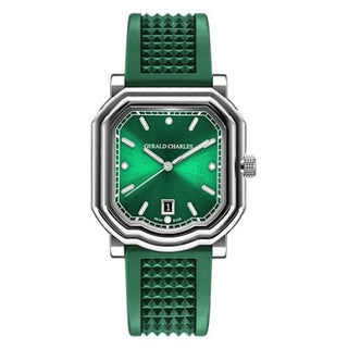 Gerald Charles - GC2.0-A-02  Maestro 2.0 Ultra Thin Stainless Steel / Green