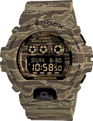 Casio - GD-X6900CM-5  GD-X6900CM-5 Green Tiger Camo