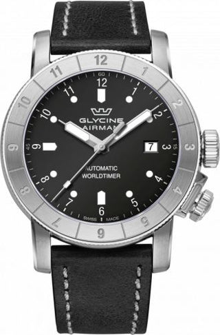 Glycine - GL0063  Airman 42 Automatic Stainless Steel / Black