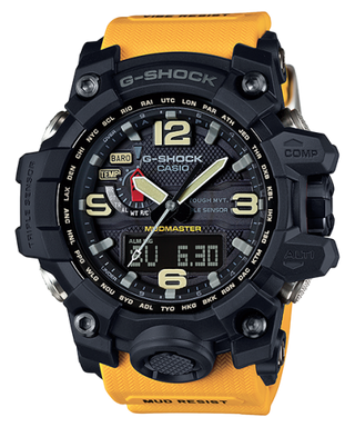 Casio - GWG-1000-1A9  G-Shock Mudmaster Triple Sensor Black / Yellow