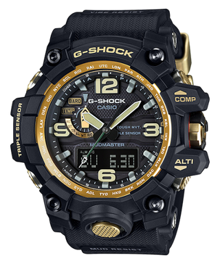 Casio - GWG-1000GB-1A  G-Shock Mudmaster Triple Sensor Black / Gold