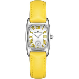 Hamilton - H13321812  Boulton Quartz Small Second Medium Stainless Steel / Macaron - Lemon