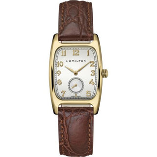 Hamilton - H13431553  Boulton Quartz Small Second Yellow Gold / Silver