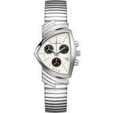 Hamilton - H24432151  Ventura Chrono Quartz 32.3 Stainless Steel / Panda / Bracelet