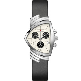 Hamilton - H24432751  Ventura Chrono Quartz 32.3 Stainless Steel / Panda