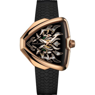 Hamilton - H24525332  Ventura Elvis80 Skeleton Dragon / Rose Gold