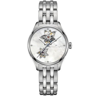 Hamilton - H32115192  Jazzmaster Open Heart 34 Stainless Steel / MOP / Bracelet