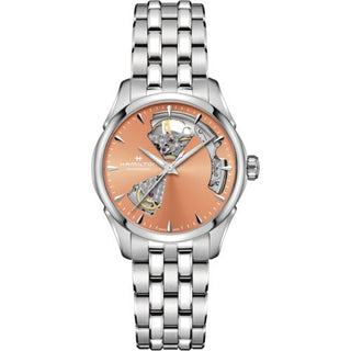 Hamilton - H32215100  Jazzmaster Open Heart 36 Stainless Steel / Apricot / Bracelet