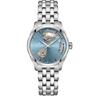 Hamilton - H32215140  Jazzmaster Open Heart 36 Stainless Steel / Blue / Bracelet