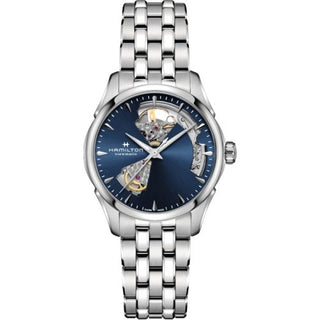 Hamilton - H32215141  Jazzmaster Open Heart 36 Stainless Steel / Blue / Bracelet