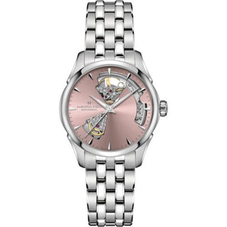 Hamilton - H32215170  Jazzmaster Open Heart 36 Stainless Steel / Pink / Bracelet