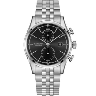 Hamilton - H32416131  Spirity of Liberty Auto Chrono Stainless Steel / Black / Bracelet