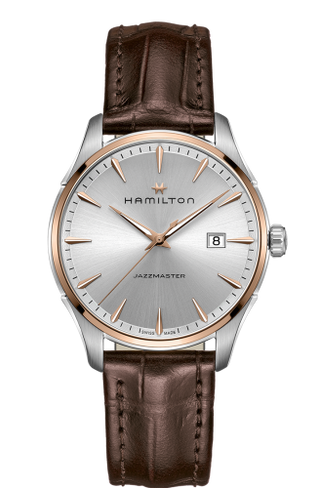 Hamilton - H32441551  Jazzmaster Quartz 40 Stainless Steel - Rose Gold / Silver