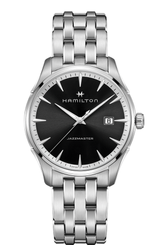 Hamilton - H32451131  Jazzmaster Quartz Stainless Steel / Black / Bracelet