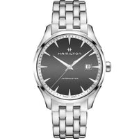 Hamilton Jazzmaster Thinline Small Second Quartz Stainless Steel / Grey / Bracelet (H32451181)