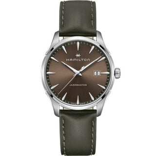 Hamilton - H32451801  Jazzmaster Quartz 40 Stainless Steel / Brown