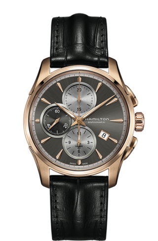 Hamilton - H32546781  Jazzmaster Auto Chrono 42 Rose Gold / Grey