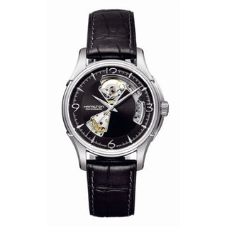 Hamilton - H32565735  Jazzmaster Open Heart 40mm Black Dial