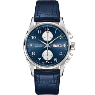 Hamilton - H32576641  Jazzmaster Maestro Chronograph 41 Stainless Steel / Blue