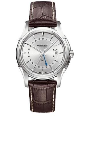 Hamilton - H32585551  Jazzmaster Traveler GMT 42mm Silver Dial