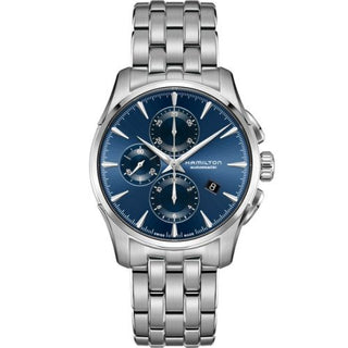 Hamilton - H32586141  Jazzmaster Auto Chrono 42 Stainless Steel / Blue / Bracelet