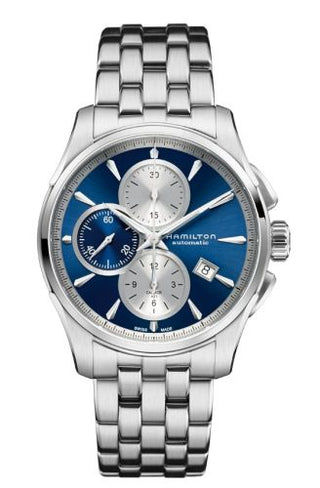 Hamilton - H32596141  Jazzmaster Automatic Chronograph 42 Stainless Steel / Blue / Bracelet