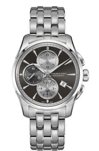 Hamilton - H32596181  Jazzmaster Auto Chrono 42 Stainless Steel / Grey / Bracelet