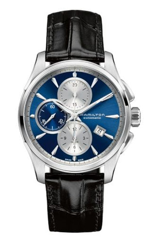 Hamilton - H32596741  Jazzmaster Automatic Chronograph 42 Stainless Steel / Blue