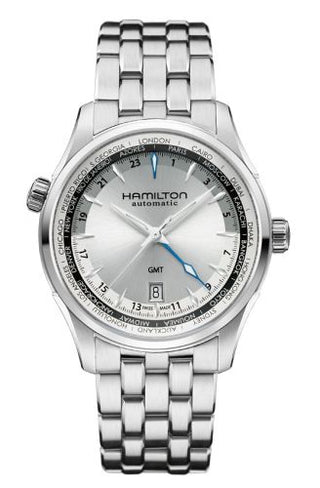 Hamilton - H32605151  Jazzmaster GMT 42mm Silver Dial Bracelet