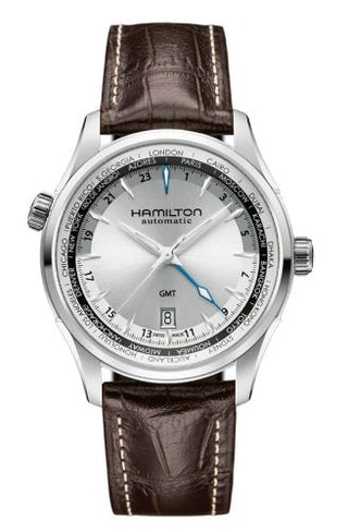 Hamilton - H32605551  Jazzmaster GMT 42mm Silver Dial