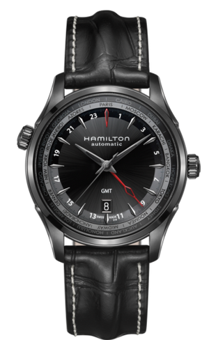 Hamilton - H32685731  Jazzmaster GMT 42mm PVD /  Black