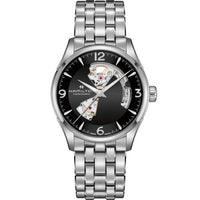 Hamilton Jazzmaster Open Heart 42 Stainless Steel / Black (H32705131)